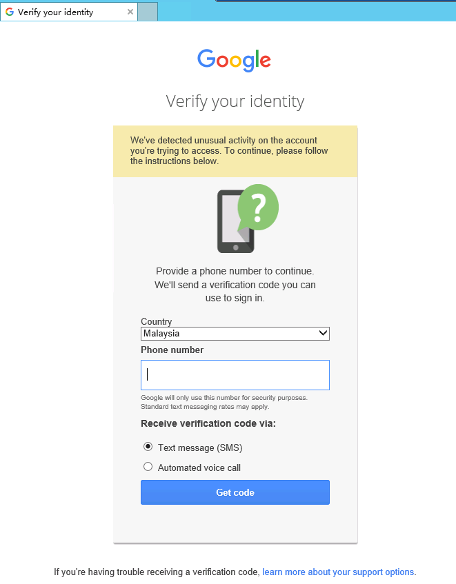 谷歌账号(gmail账号)被风控,google账户登录弹出电话验证，中国号码无法验证怎么办？-GG联盟挑战