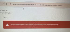 我需要帮忙!我的Adsense 帐户被暂时停用怎么办 - GG联盟挑战