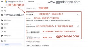 2024国内youtube adsense/admob设置收款方式教程,工行卡接收Google电汇付款设置 - GG联盟挑战